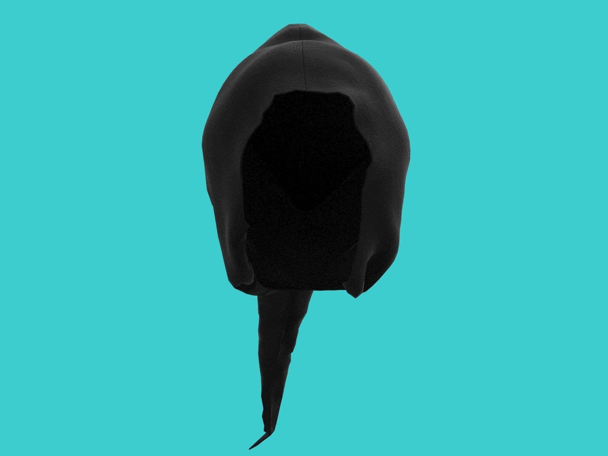 3d hood hat 3D model_2
