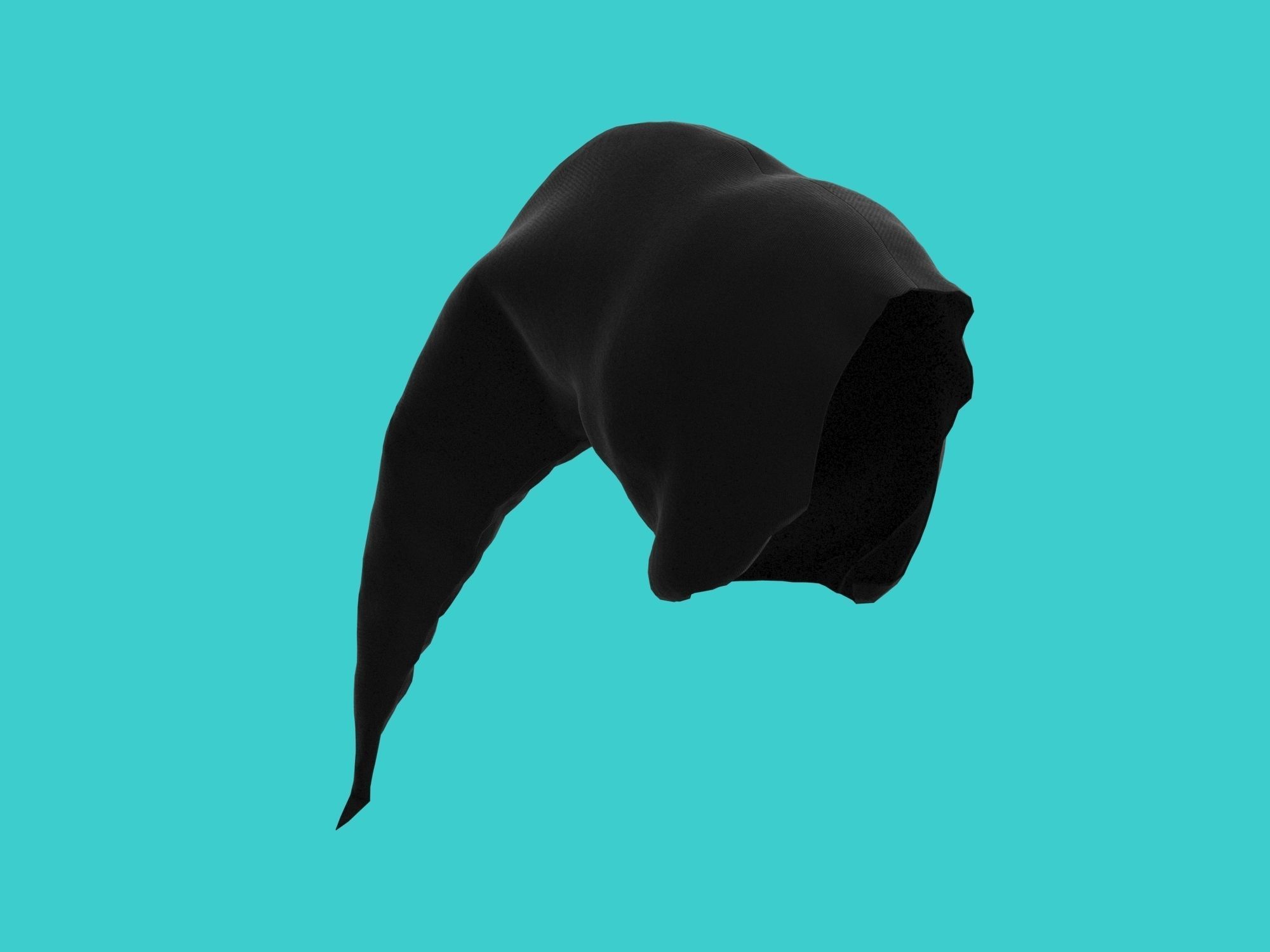 3d hood hat 3D model_1