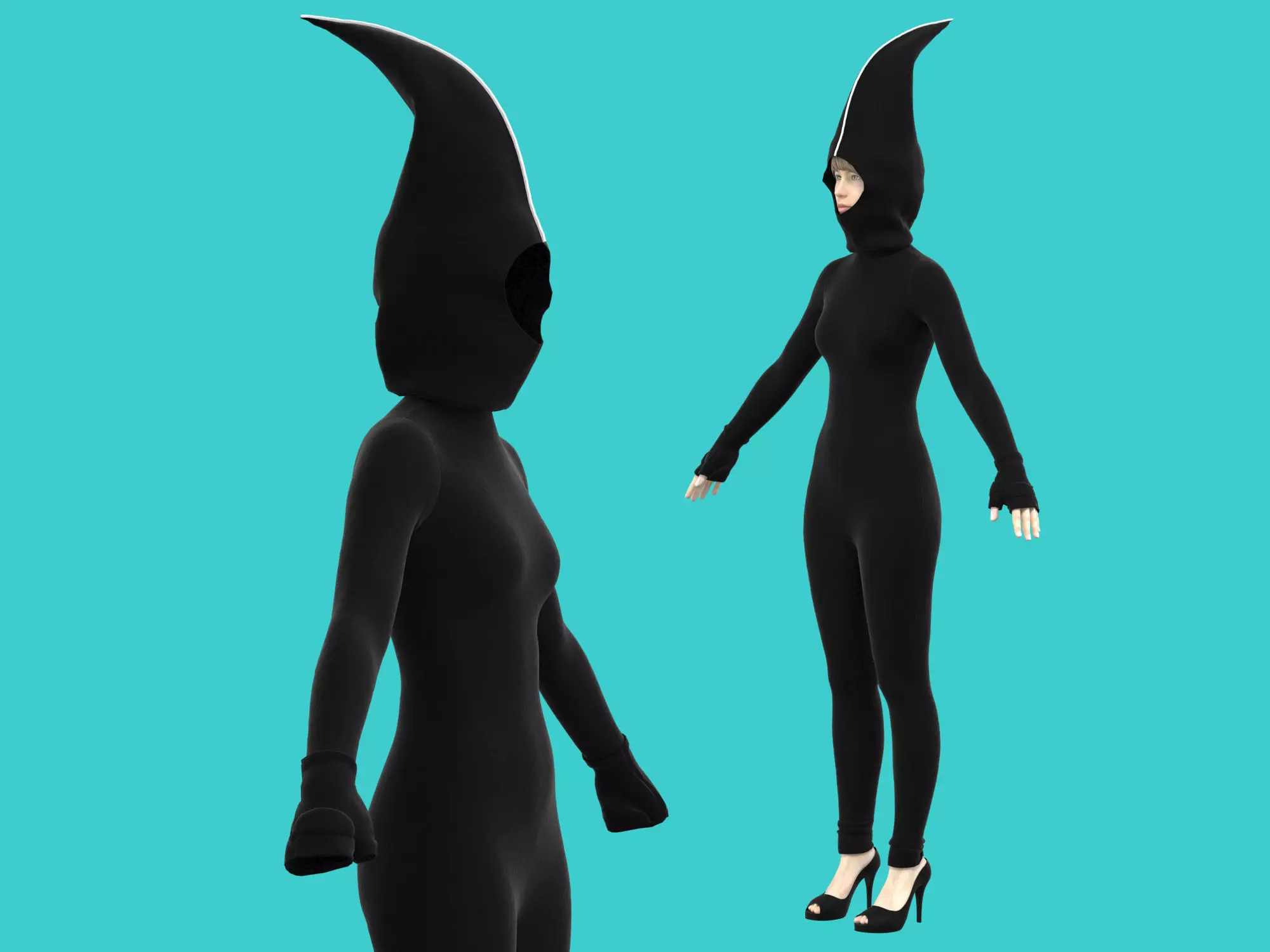 ninja wear  3D model_0