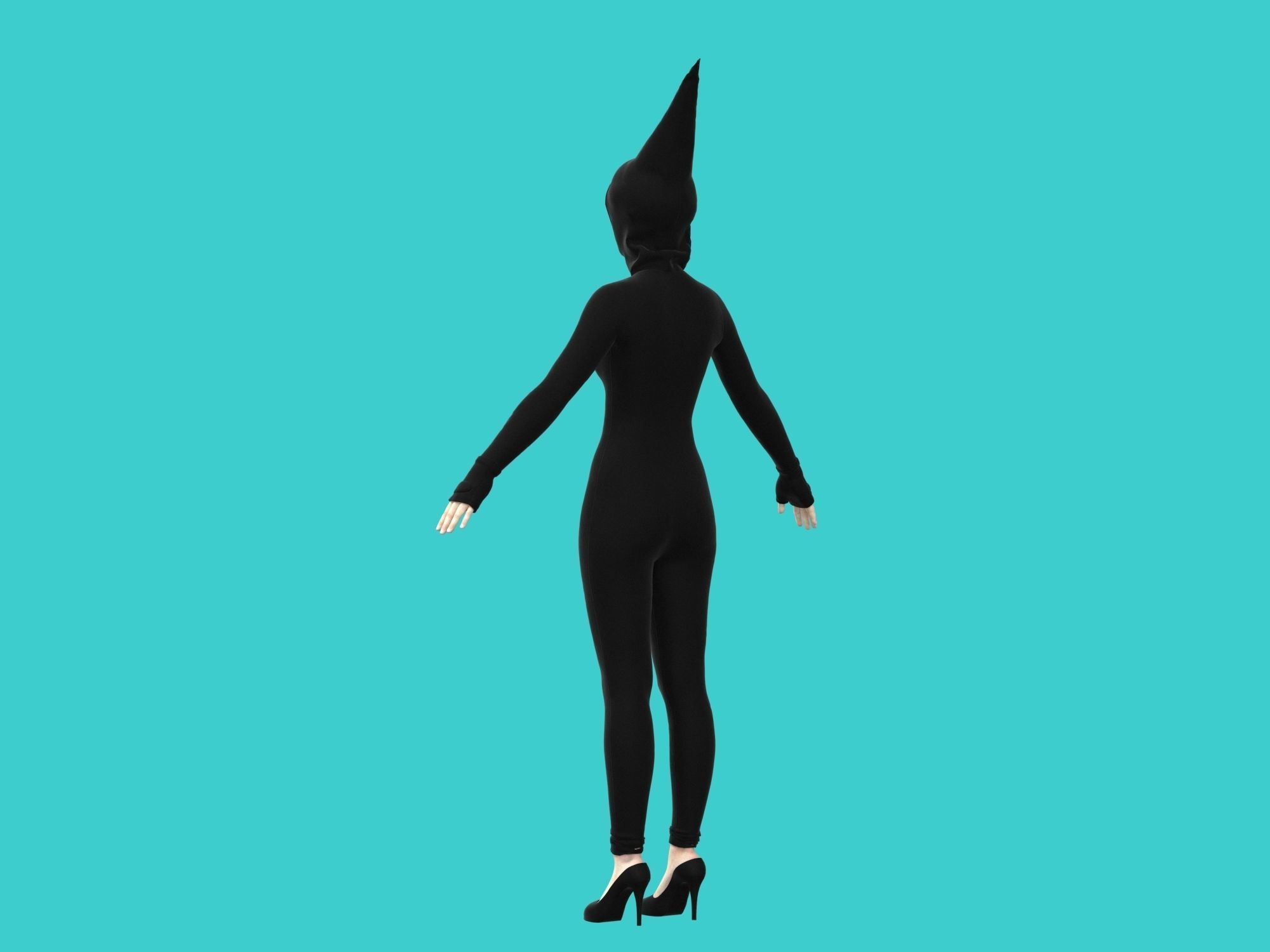 ninja wear 3D model_6