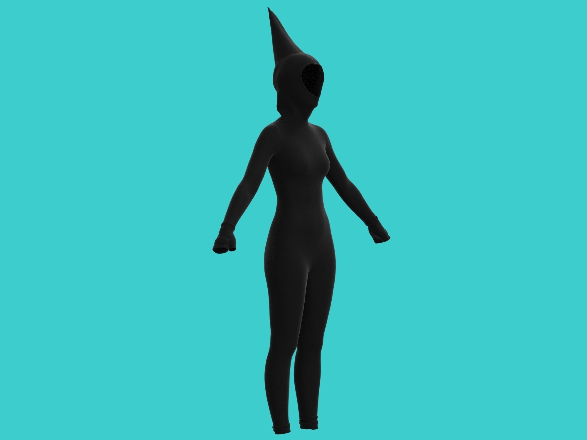 ninja wear 3D model_7
