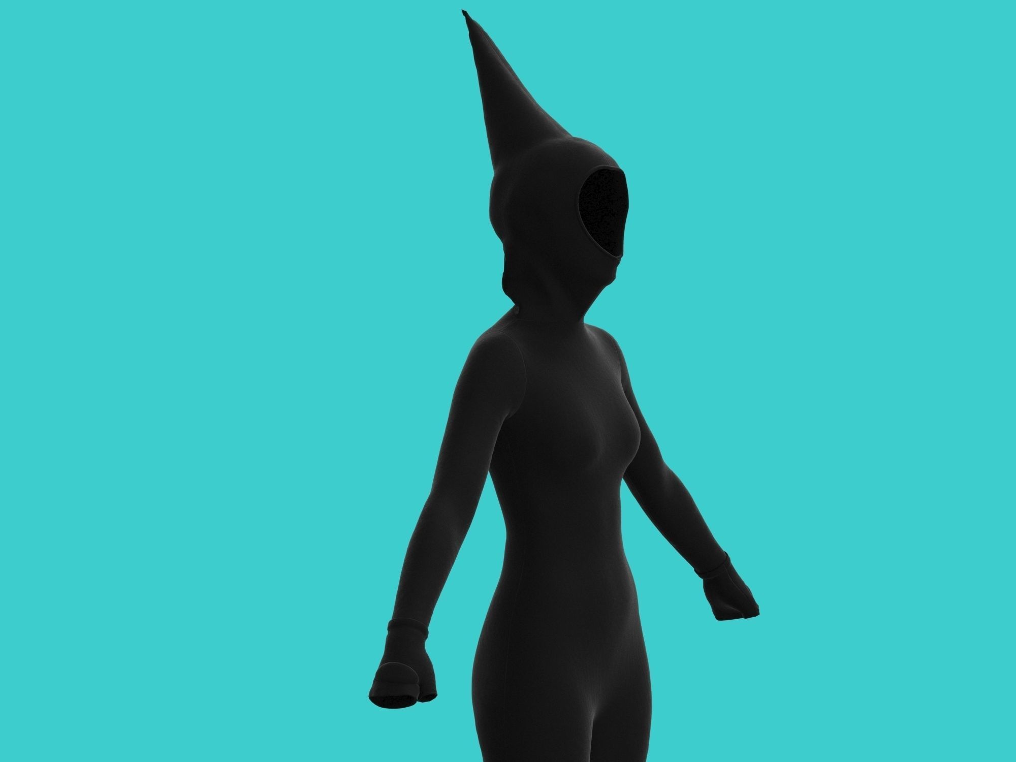 ninja wear 3D model_9