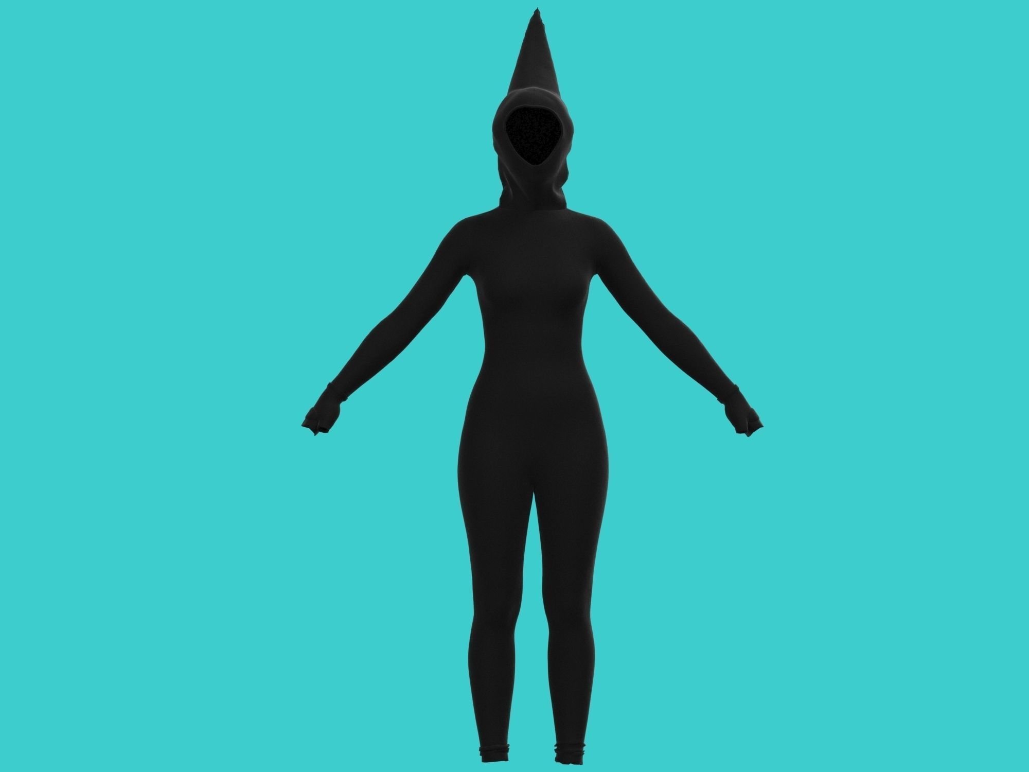 ninja wear 3D model_11