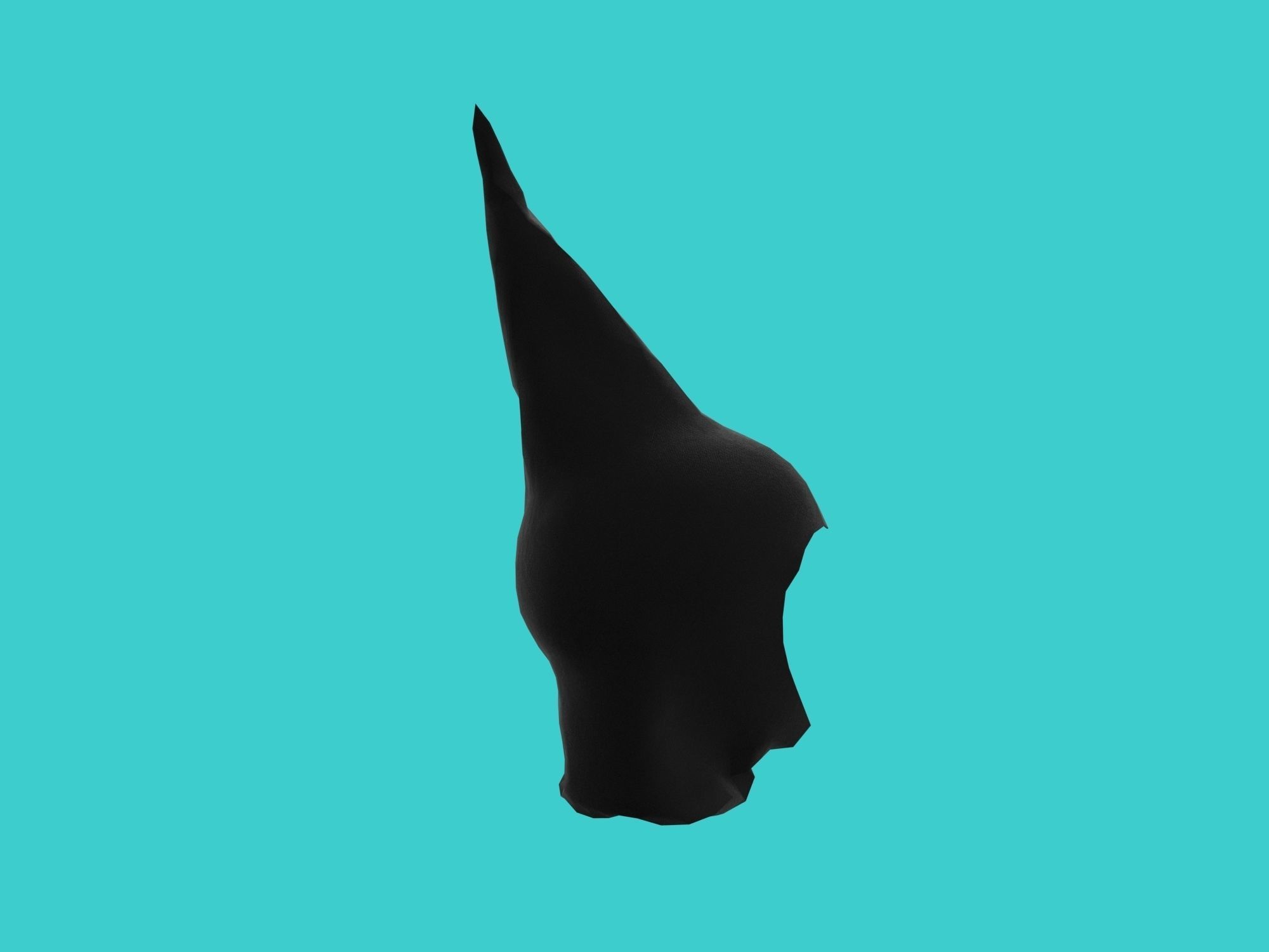 3d hood unicorn head 3D model_4