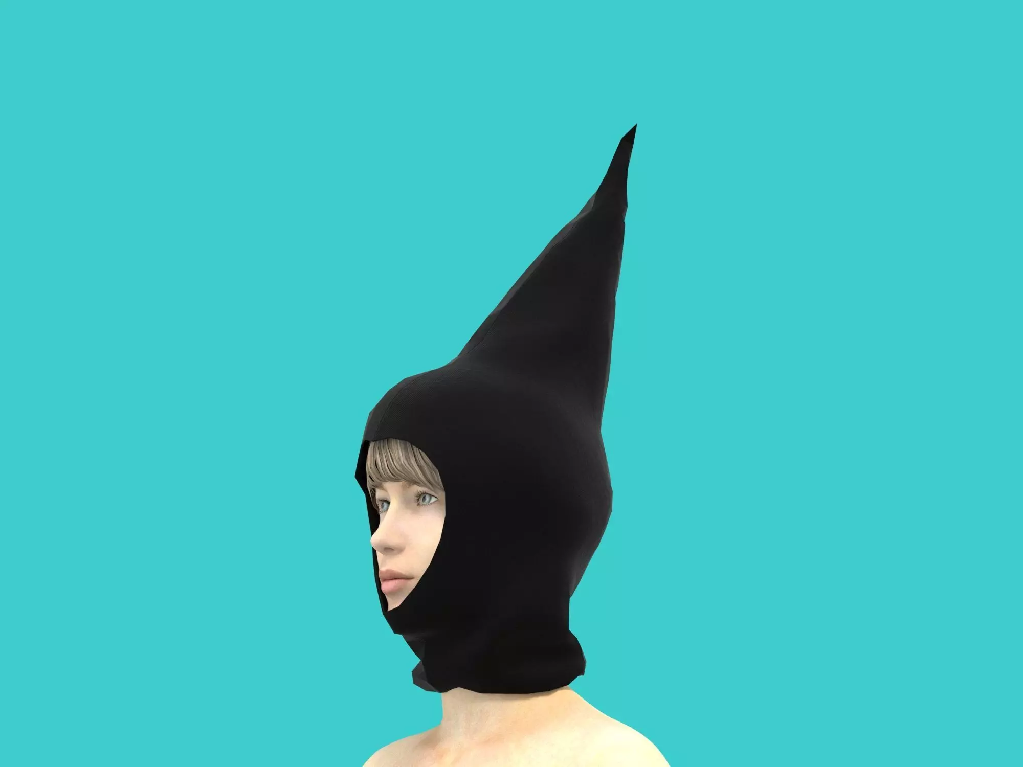 3d hood unicorn head 3D model_0
