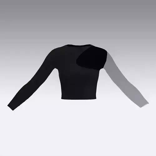 BLOUSE BLACK  TRANSPARENT LOOK