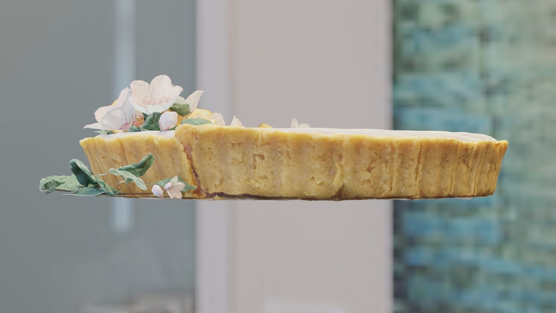 Lemon Tart Sweet 3D model_9