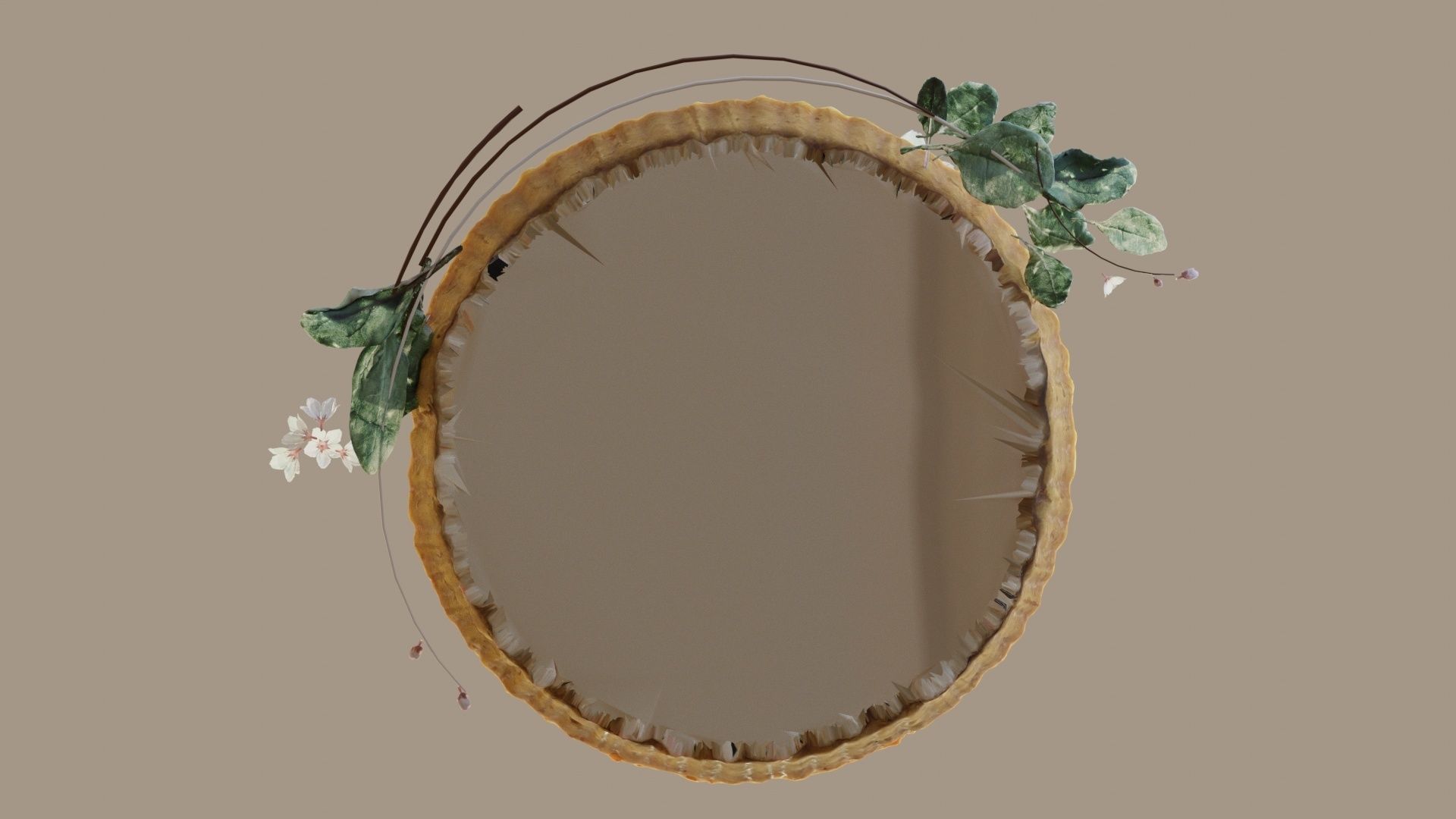 Lemon Tart Sweet 3D model_11