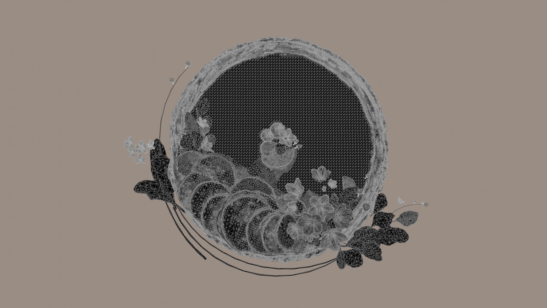 Lemon Tart Sweet 3D model_15