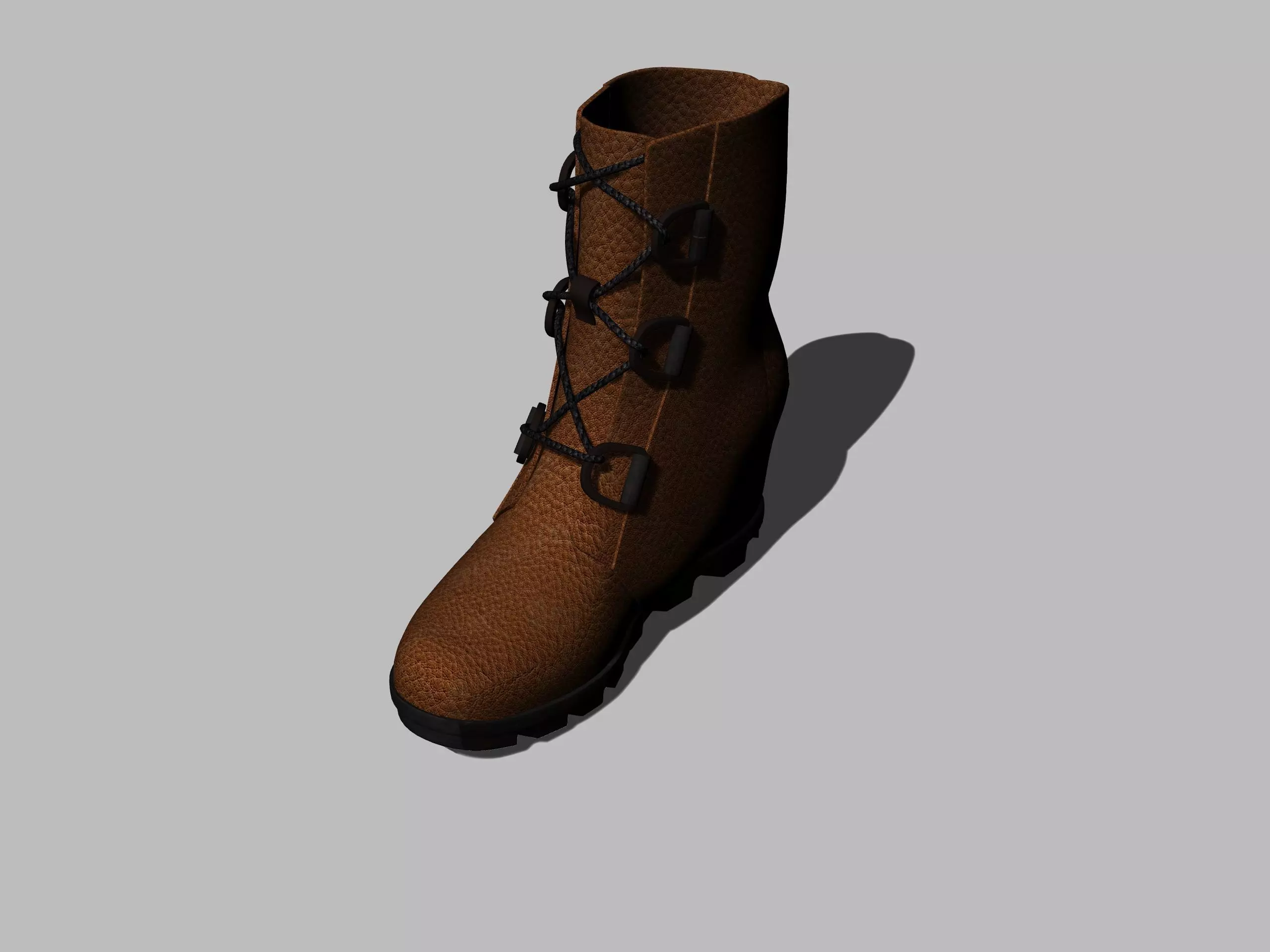 3D FOOTWEAR LEATHER 3D print model