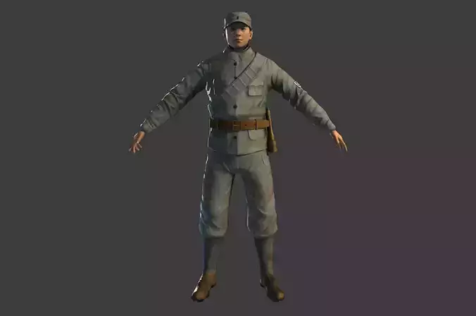 The eighth route army the red army new 3D model