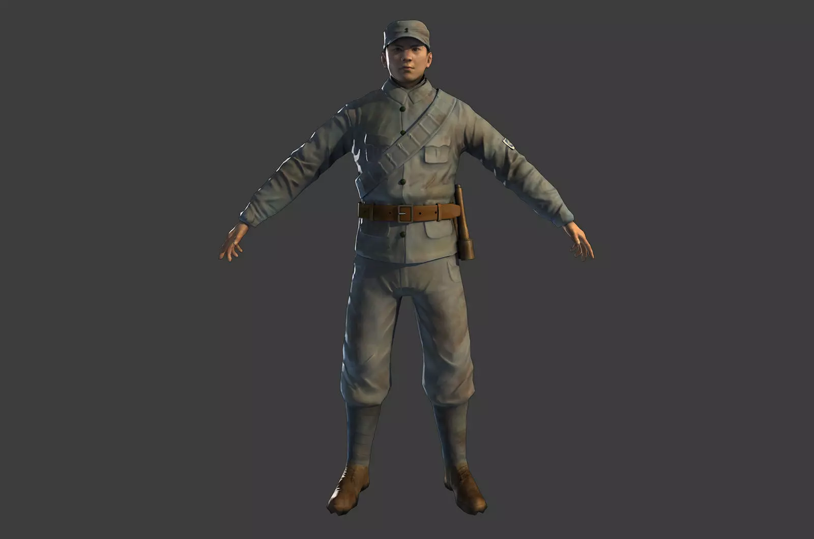 The eighth route army the red army new 3D model_0