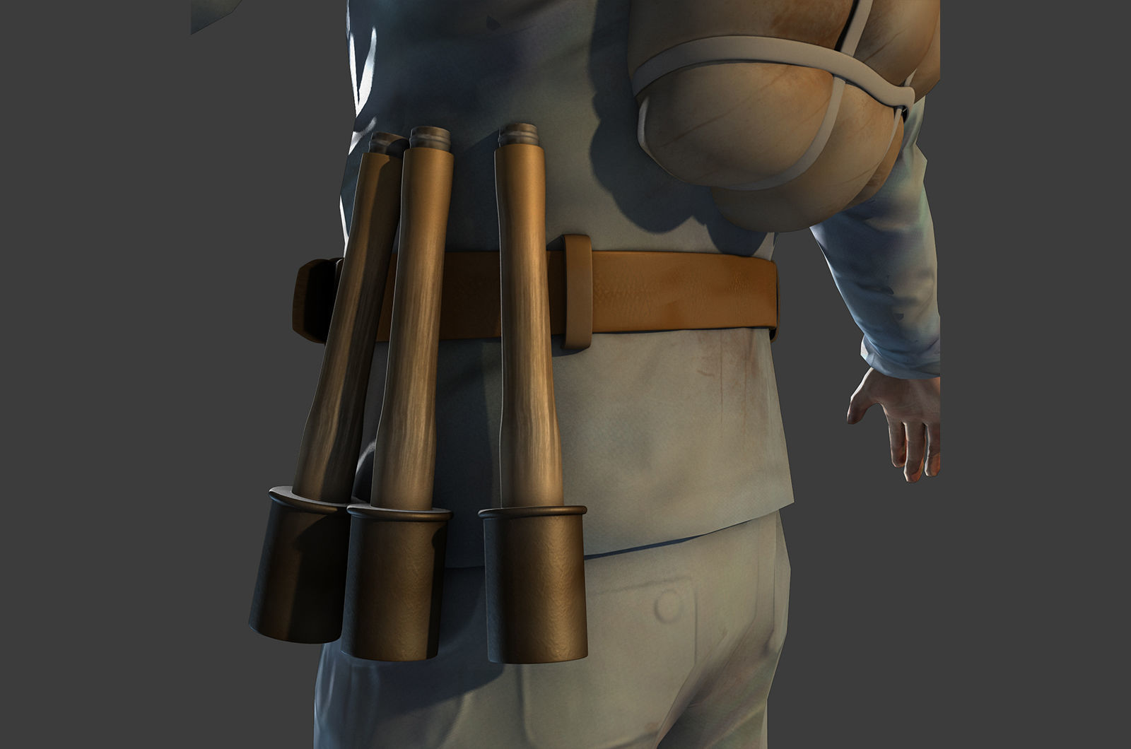 The eighth route army the red army new 3D model_4