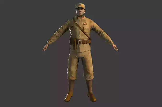 The kuomintang  the eighth route army the new fourth army 3D model