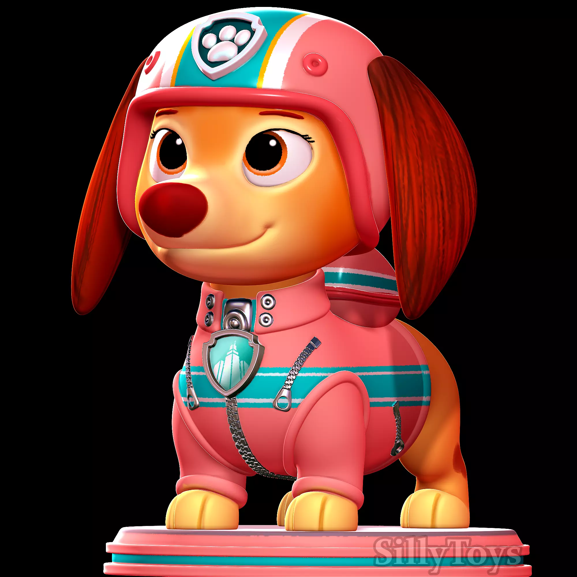 Liberty with gear - Paw Patrol The Movie 3D print model
