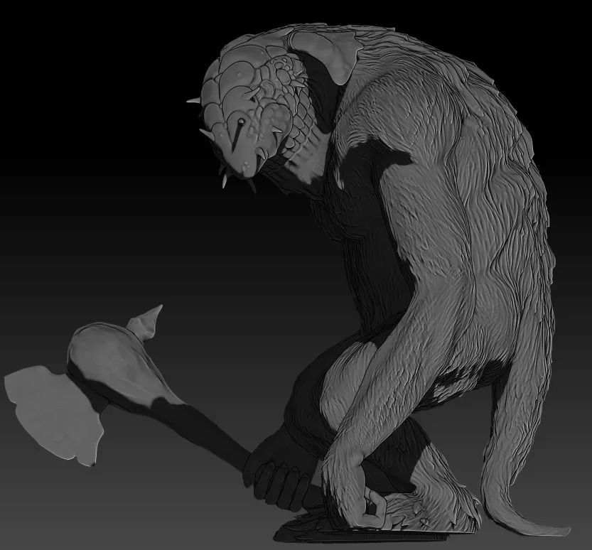 BERSERK - TROLL 3D print model_3