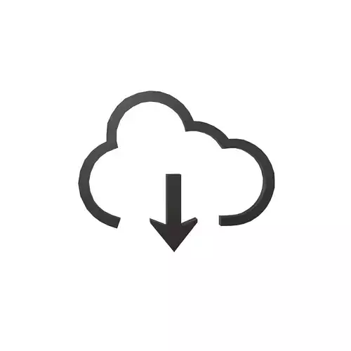 Cloud Download Symbol v1 001