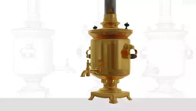 Samayrin-samovar gold kettle