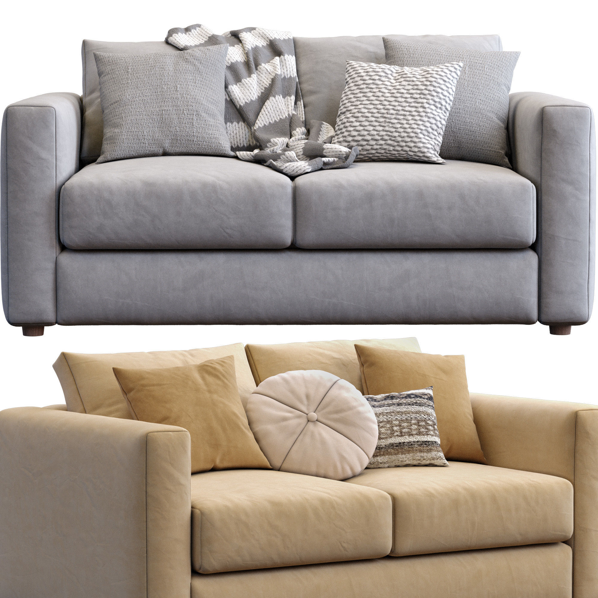 Sofa Finnala By Ikea 3D model_9