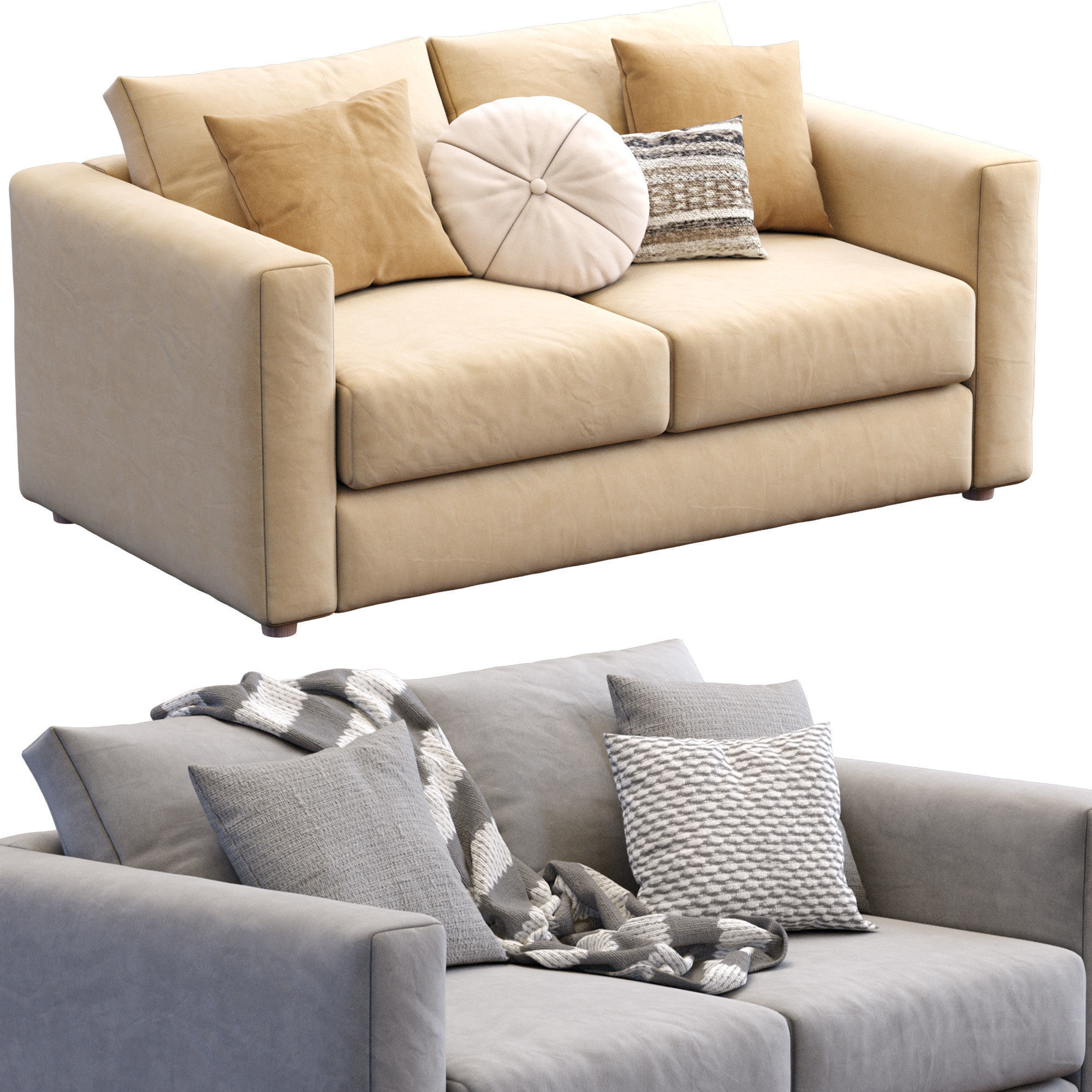 Sofa Finnala By Ikea 3D model_5