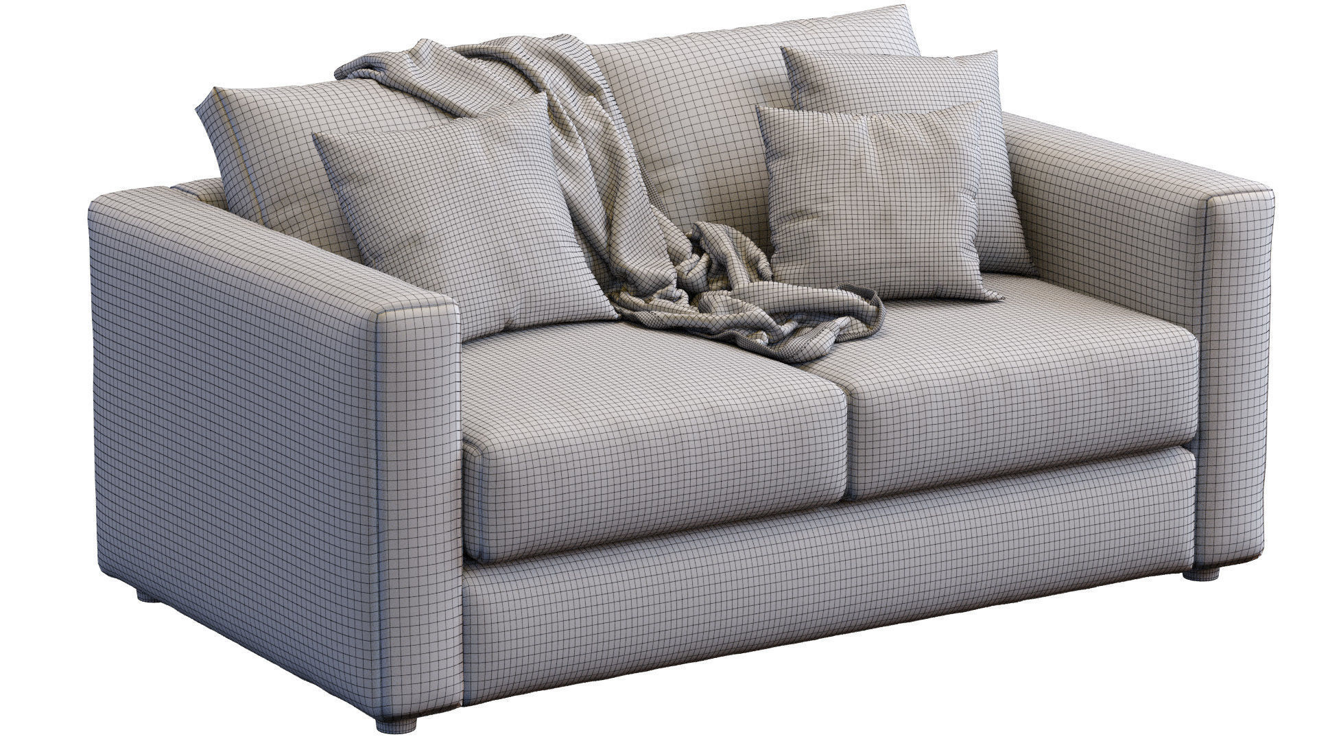 Sofa Finnala By Ikea 3D model_10