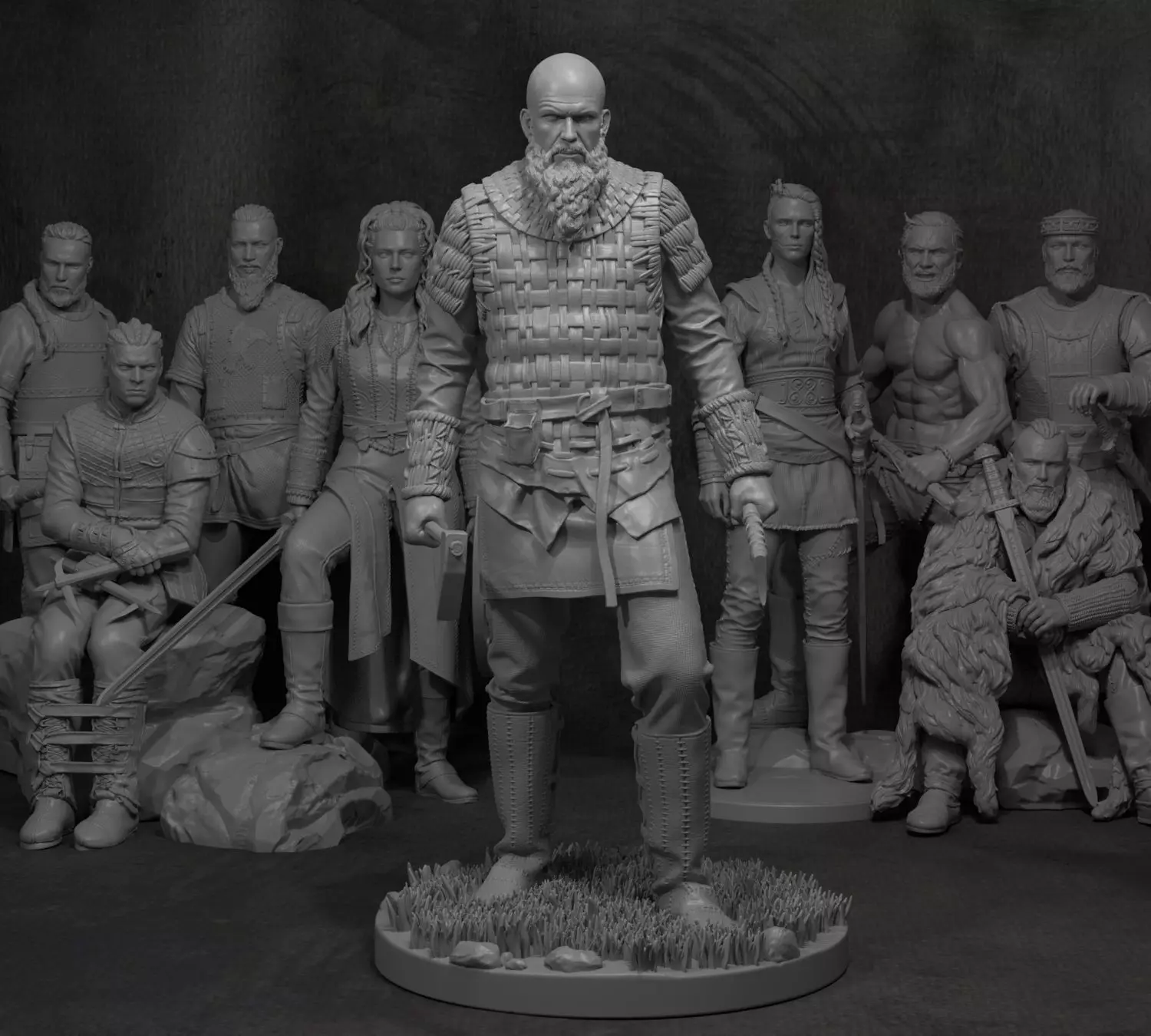 FLOKI VIKINGS 3D print model_0