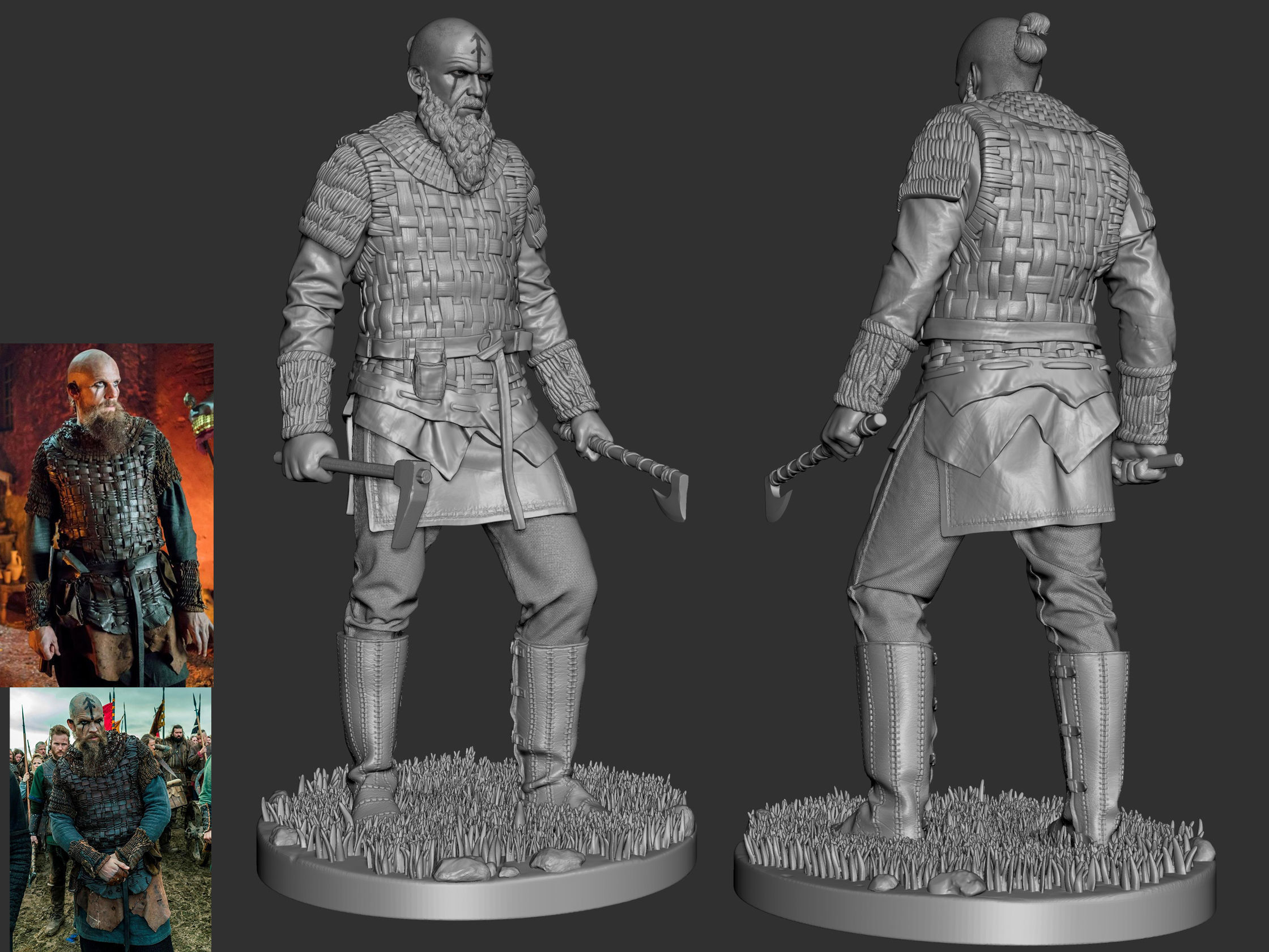 FLOKI VIKINGS 3D print model_1