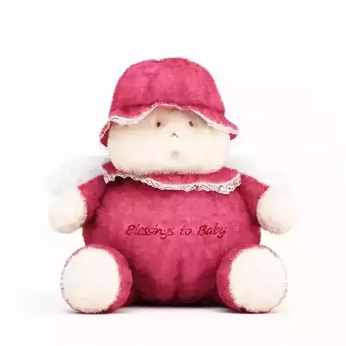 Pink And White Baby Blessing Plush
