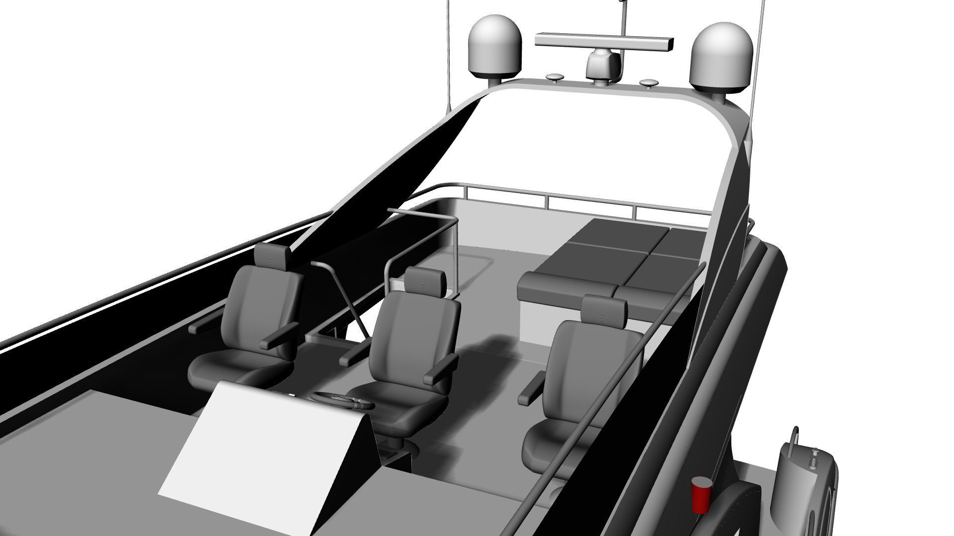 60 Foot Motor Yacht 3D model_24