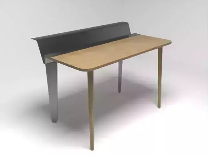 Office Table 3d Model