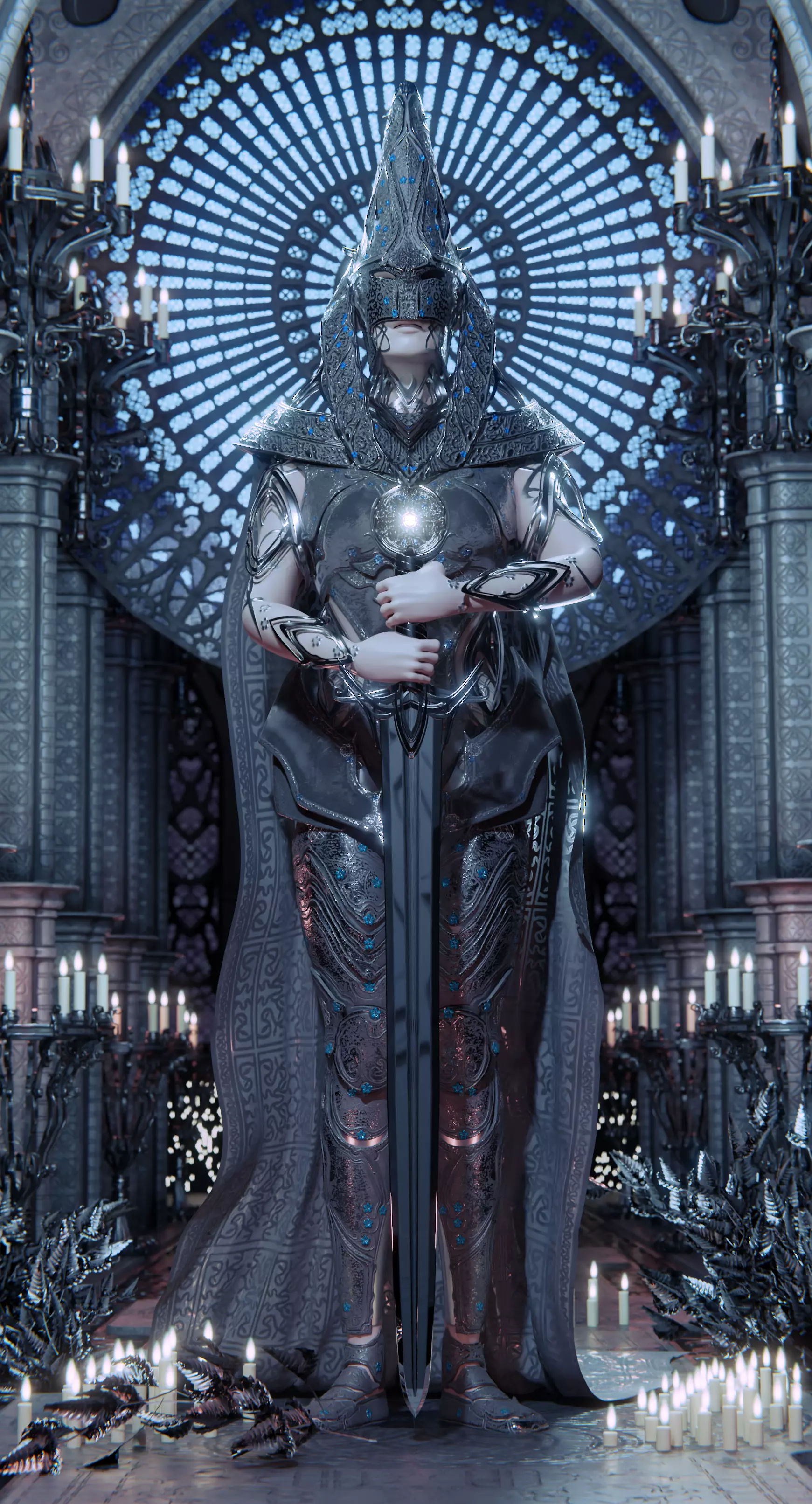 Pale Knight Free 3D model_0