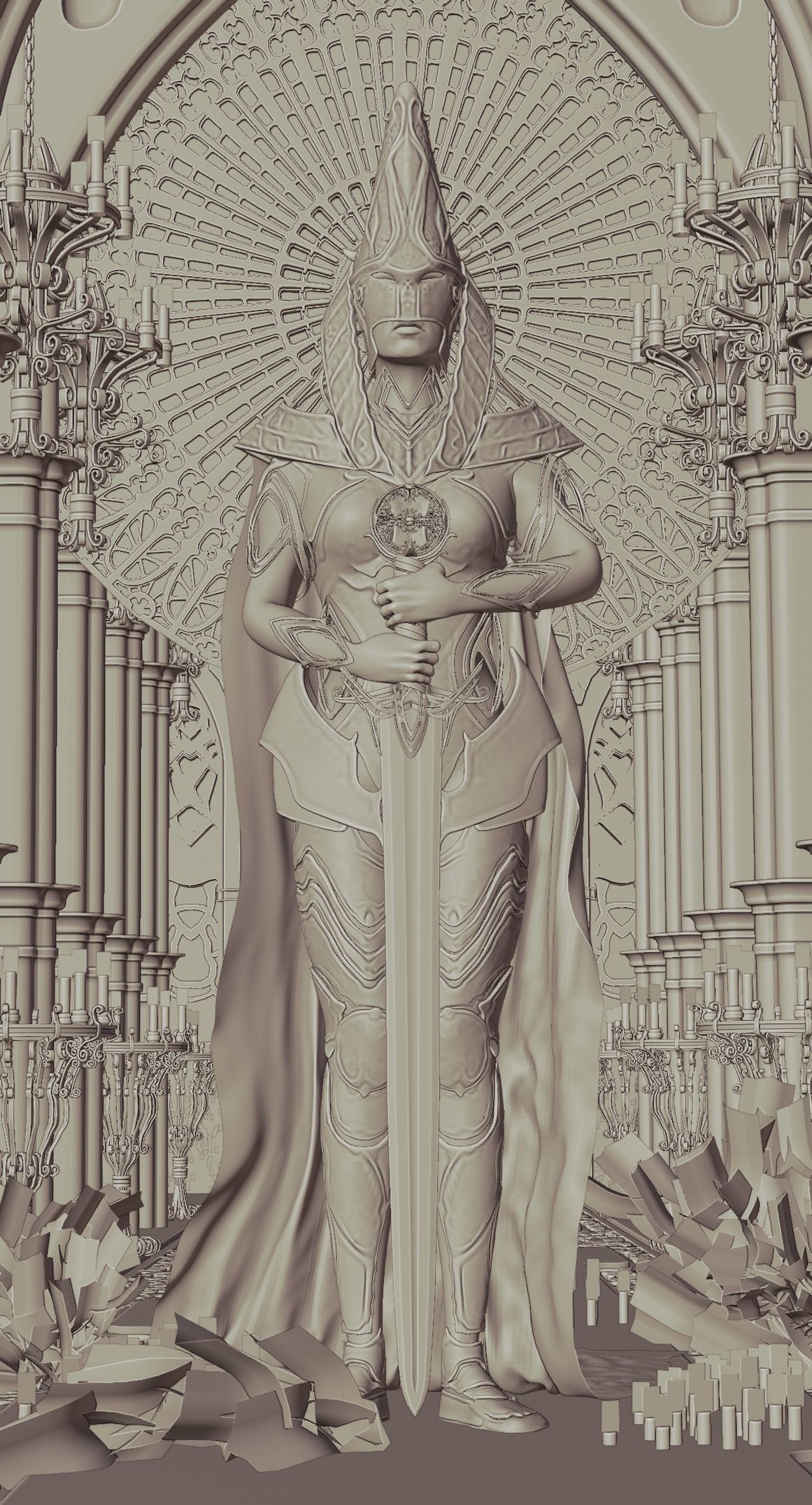 Pale Knight Free 3D model_1