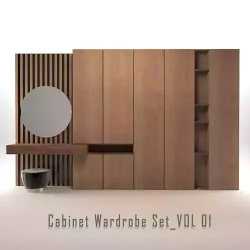 Cabinet Wardrobe set Vol- 01