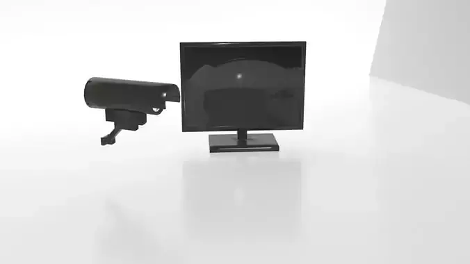 kamera cctv camera and monitor