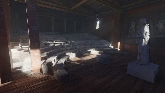 The council house of Aigai  3D model