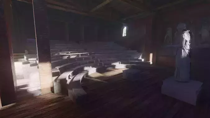 The council house of Aigai  3D model