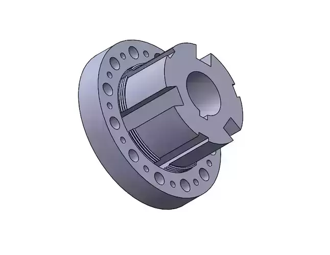 Coupling gear wheel