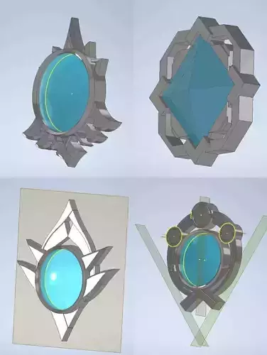 All Visions in Genshin Impact 3D print model