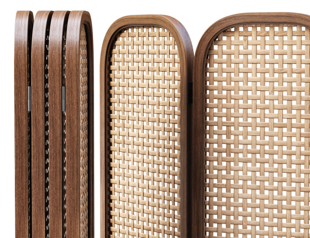 Sofia Decorative Rattan Screen  3D model_2