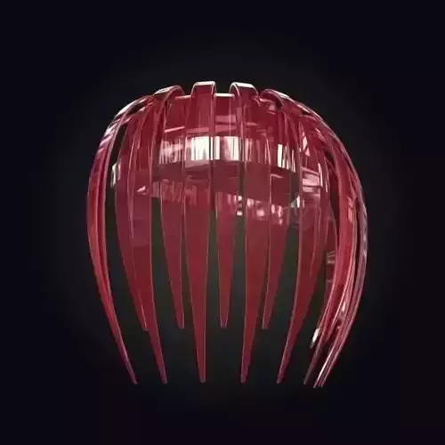 Abstract Red Lamp