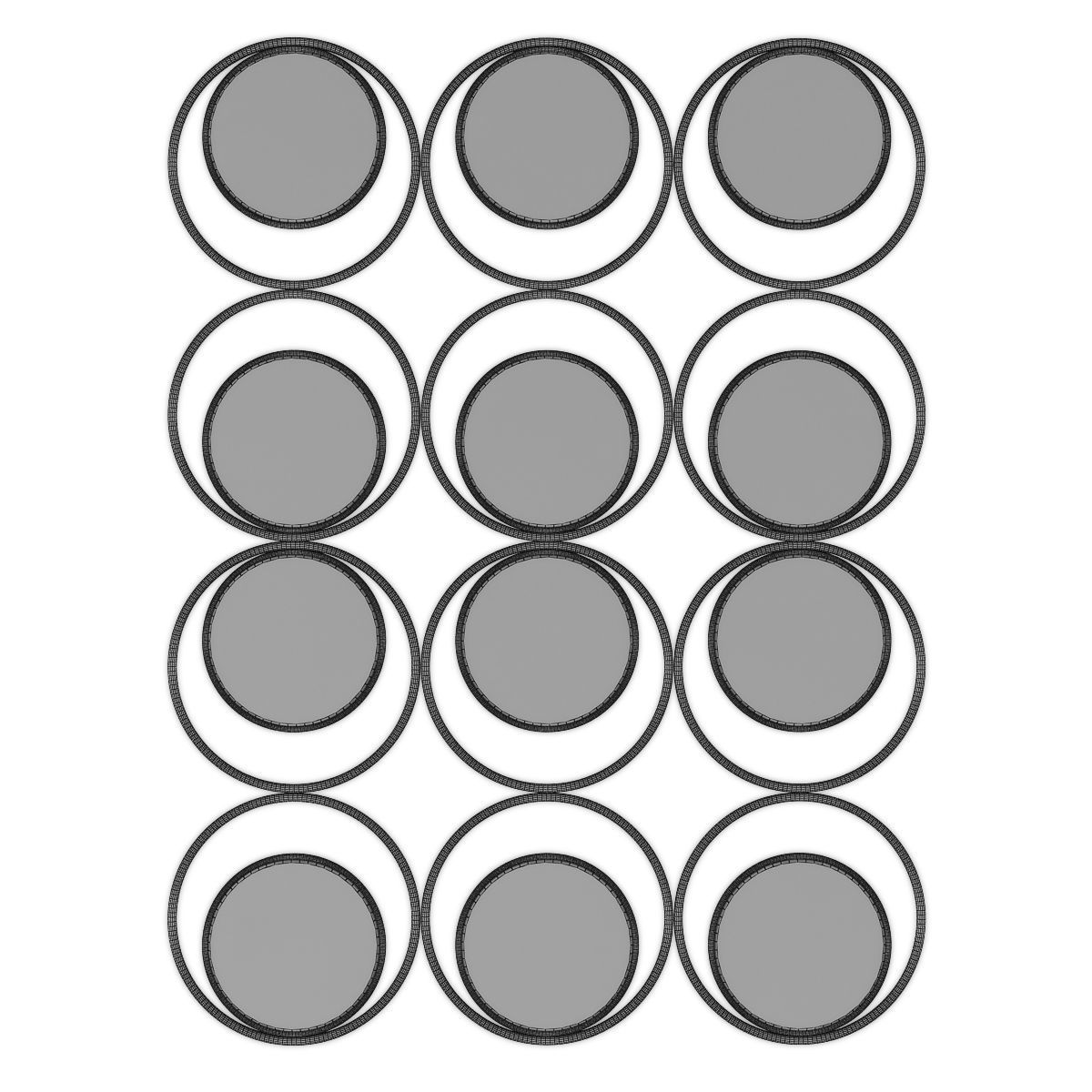 Mirror 08 Low-poly 3D model_2