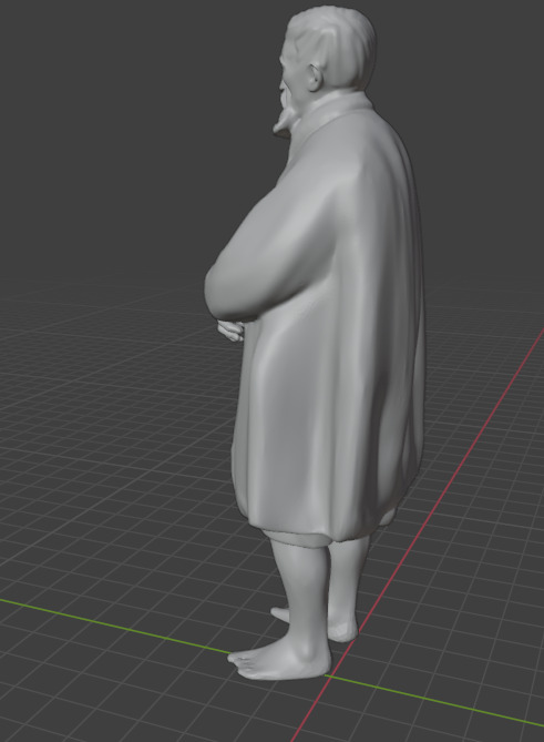 Michelangelo Buonarroti 3D print model_2