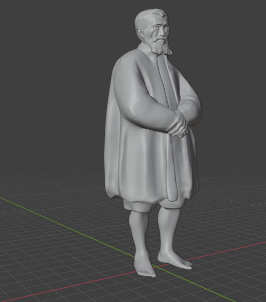 Michelangelo Buonarroti 3D print model_19