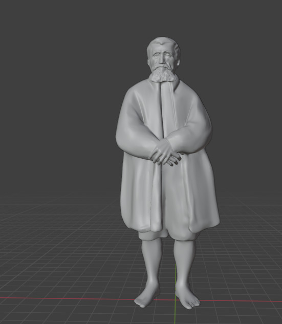 Michelangelo Buonarroti 3D print model_1
