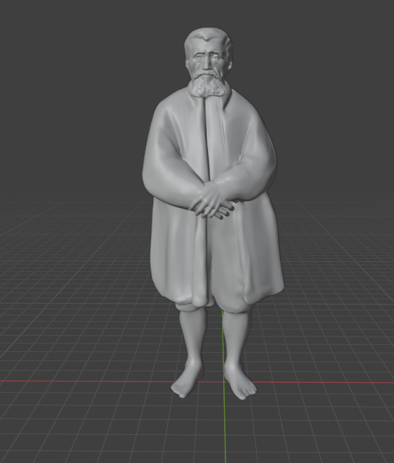Michelangelo Buonarroti 3D print model_18