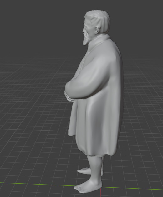 Michelangelo Buonarroti 3D print model_3