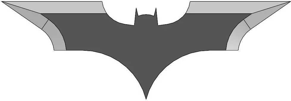 Batman blade 3D model_0