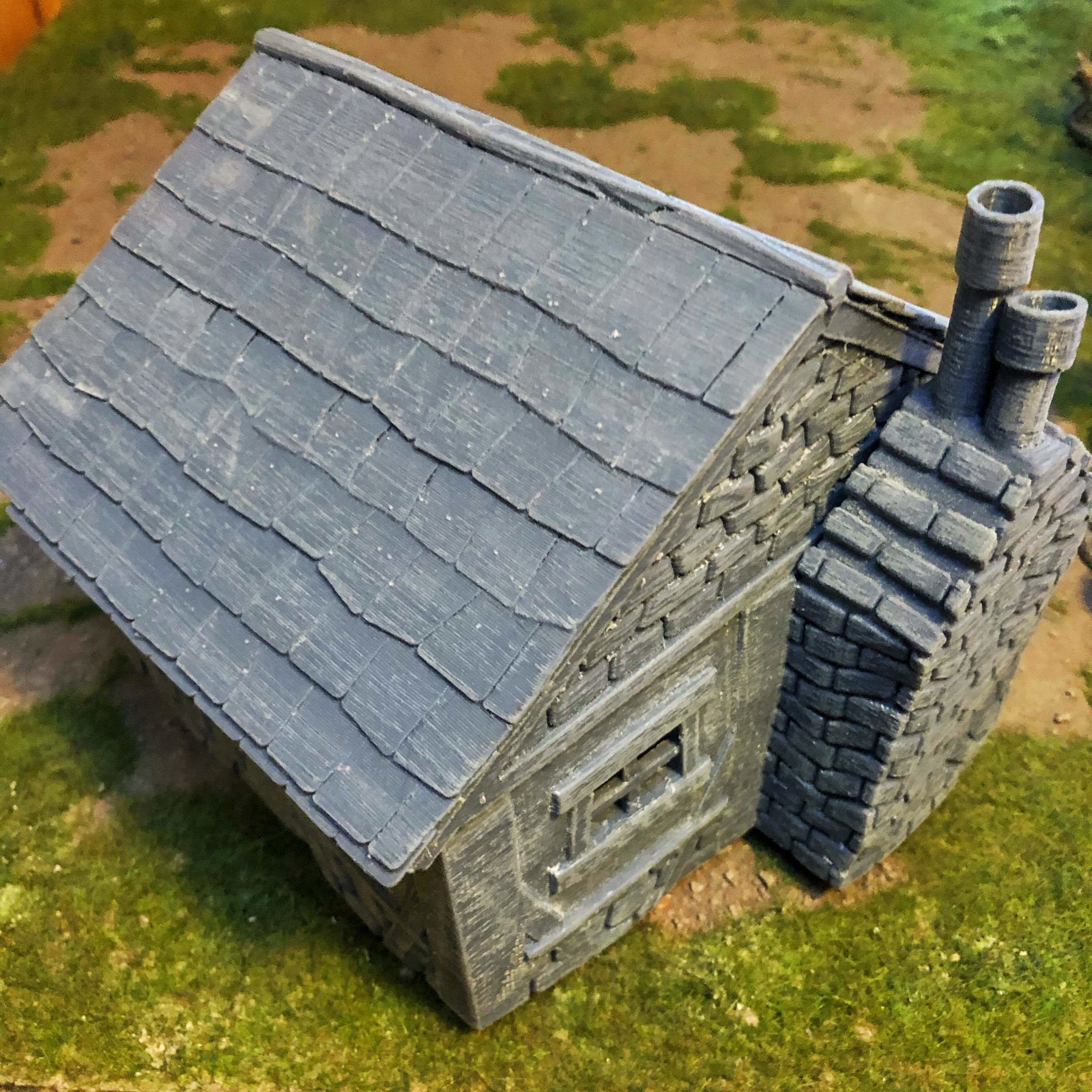 Tabletop Fantasy House Scaled for 28mm RPGs and Wargames 3D print model_8
