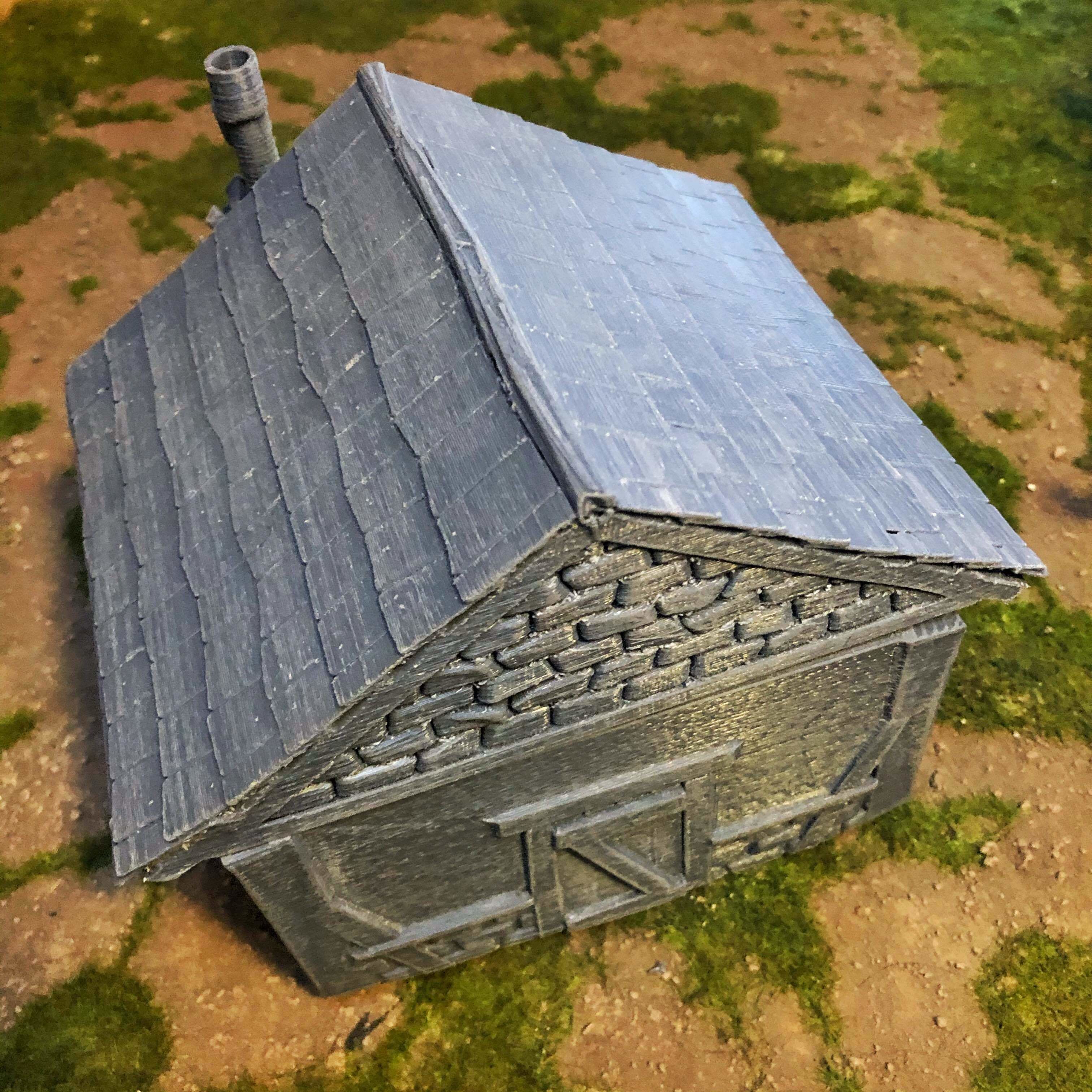 Tabletop Fantasy House Scaled for 28mm RPGs and Wargames 3D print model_7