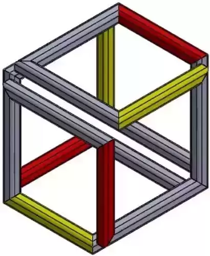 Infinity cube 3D model